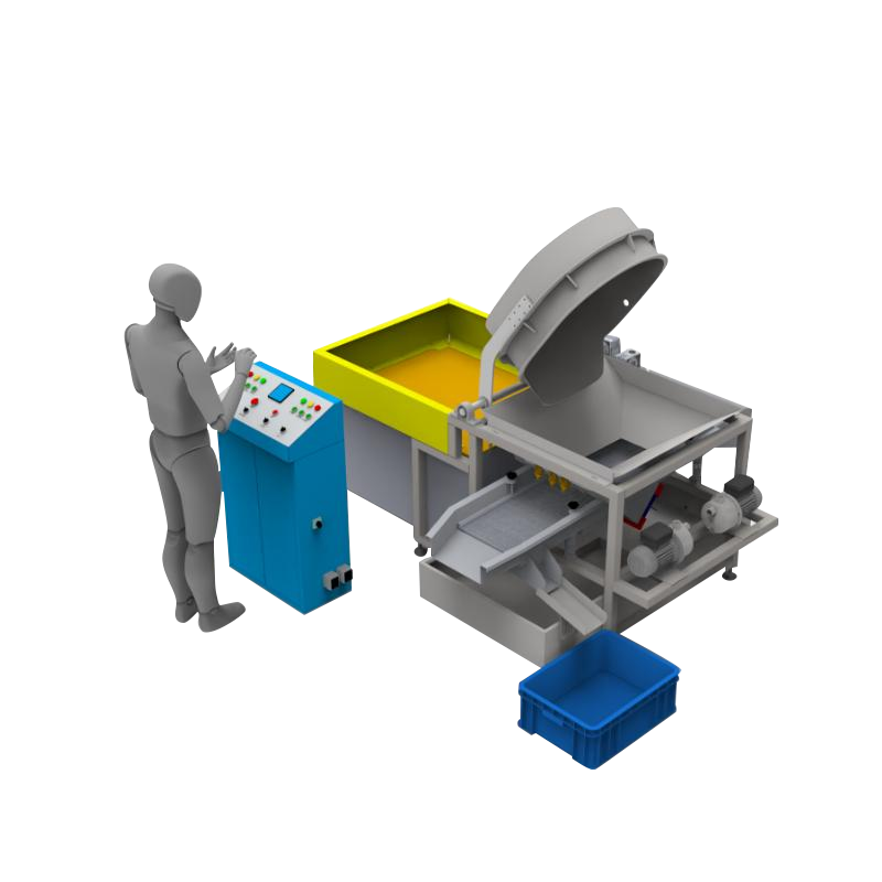SY-FZ30 Automatische kantel- en heen en weergaande / zware magnetische ontbraampolijstmachine